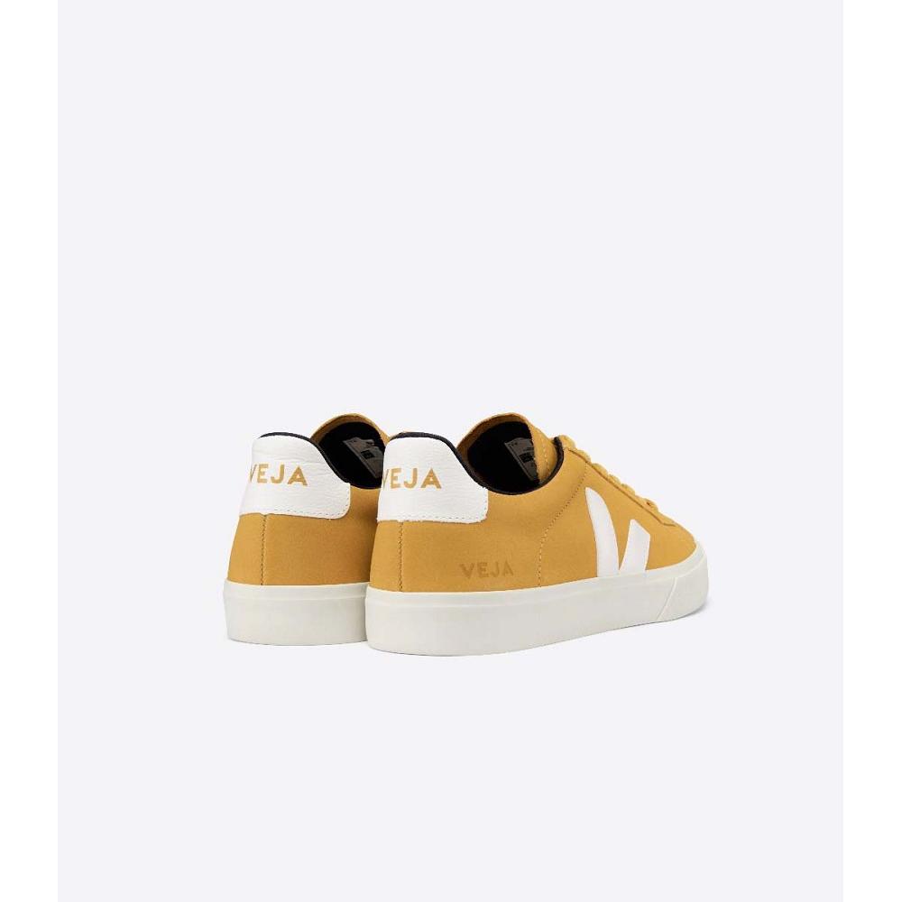 Veja CAMPO NUBUCK Low Tops Sneakers Dame Oransje | NO 598DFM